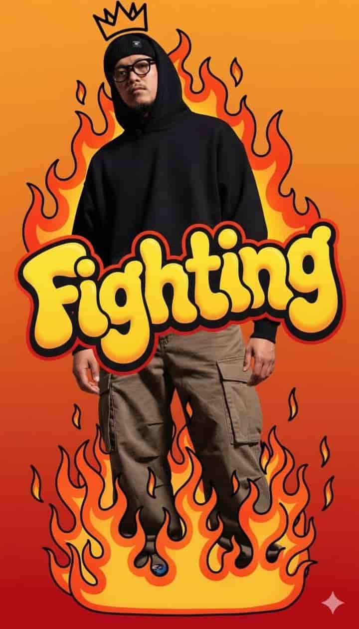 full body fashion graffiti doodle