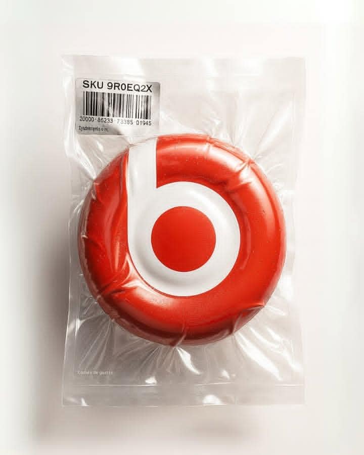 object vacuum sealed in metallic pouch