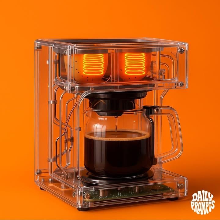 Transparent glass object with circuit board