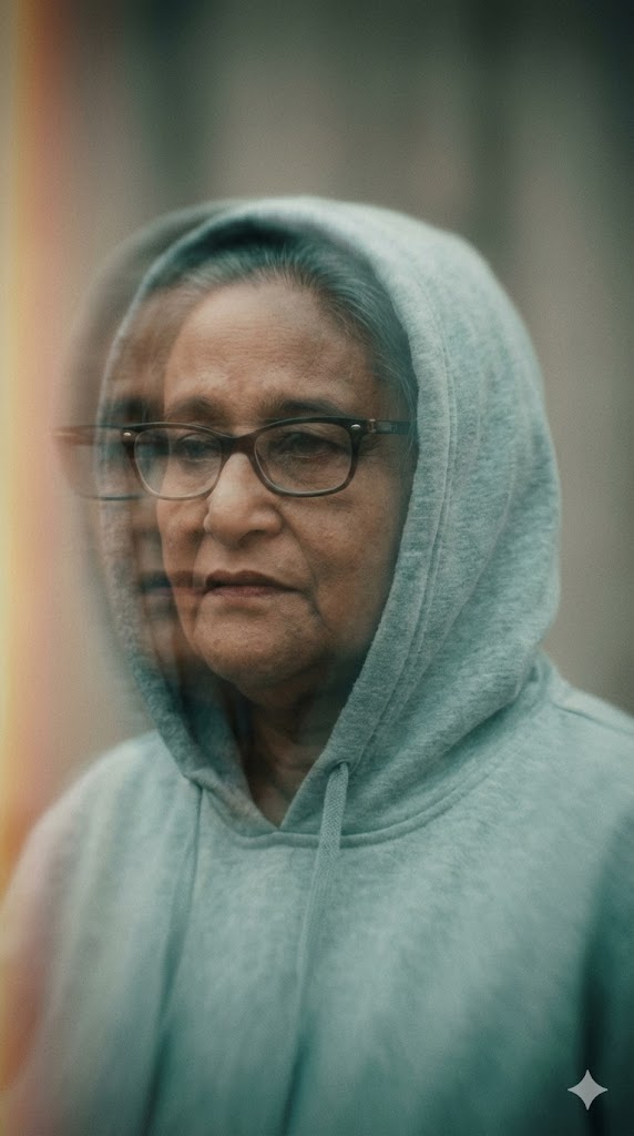 cinematic blurred motion portrait