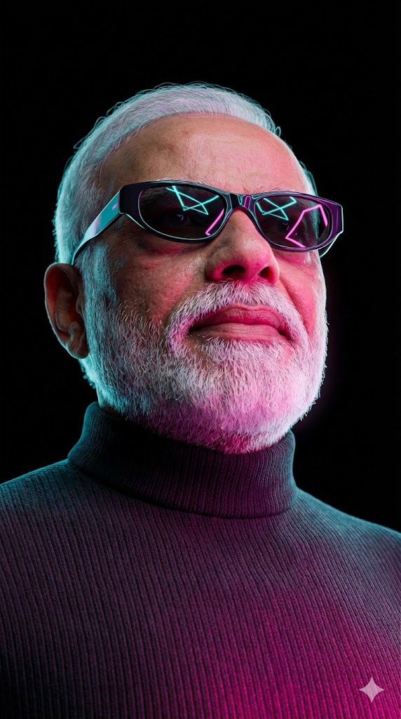 Neon cyberpunk portrait reference 2