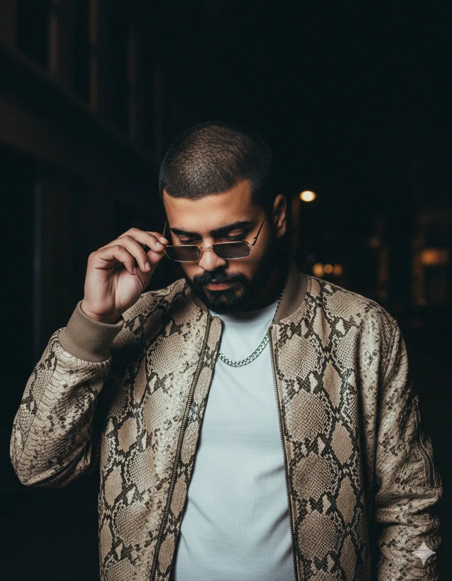 Paparazzi flash portrait reference 2