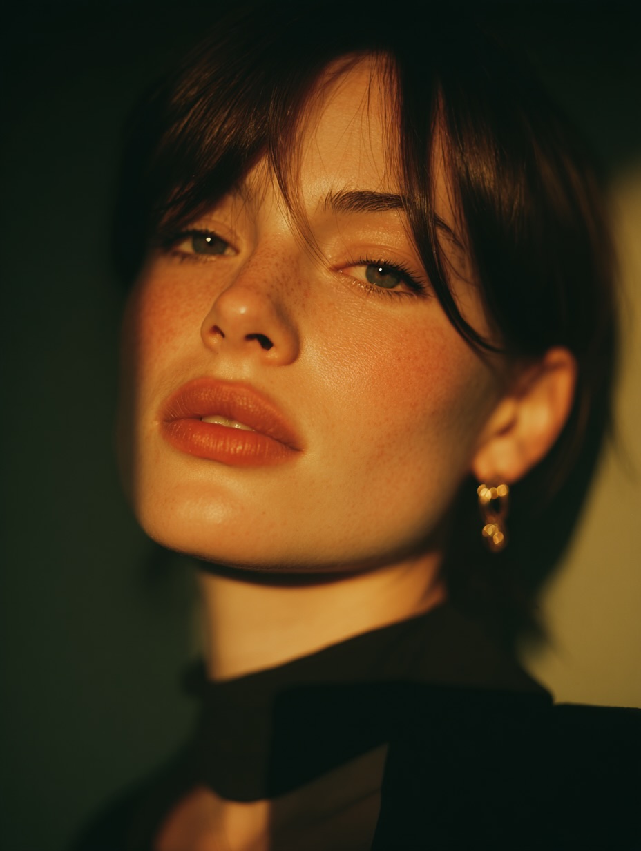 Cinematic editorial portrait reference 2