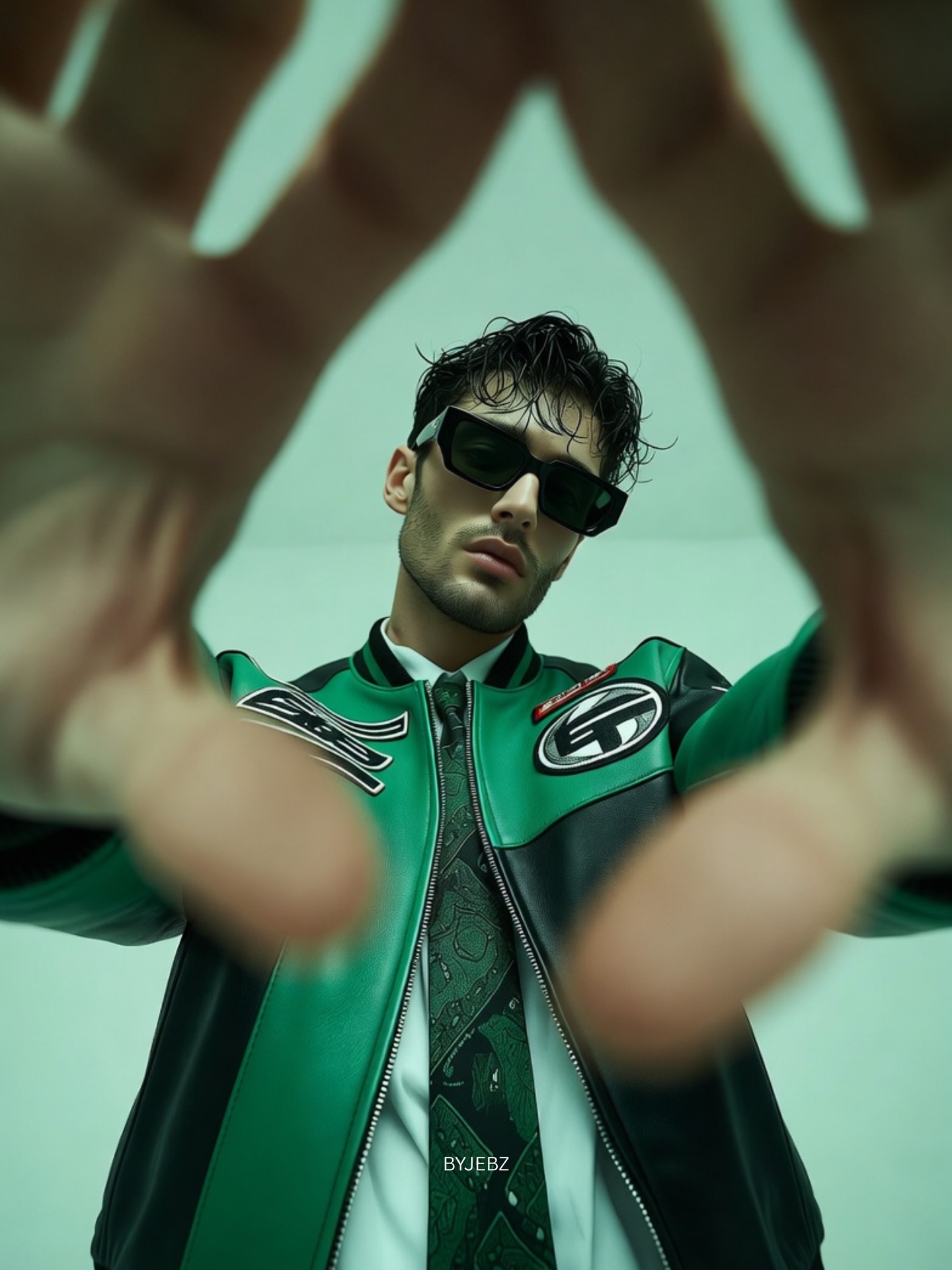 Racing jacket portrait reference 2