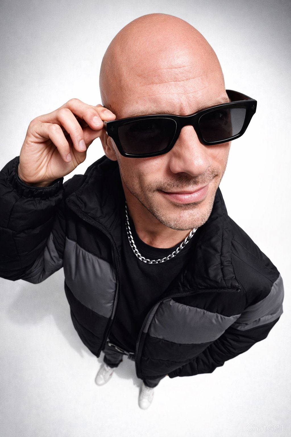 Fisheye puffer jacket reference 2