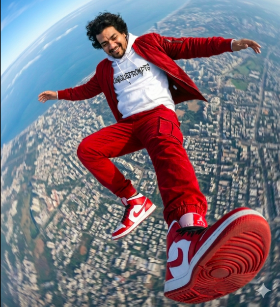 Freefall above Earth reference 2