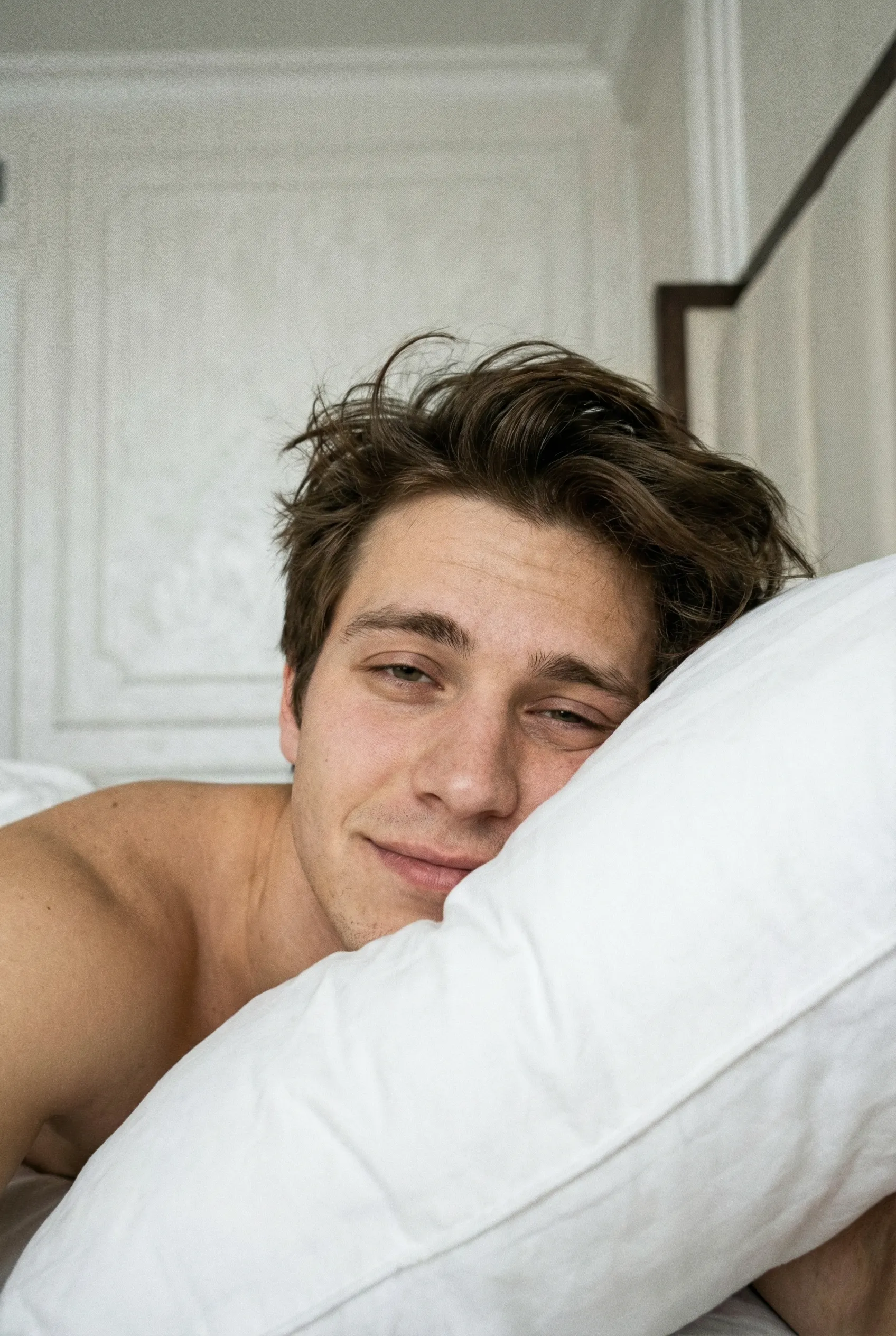 Morning selfie pillow reference 2