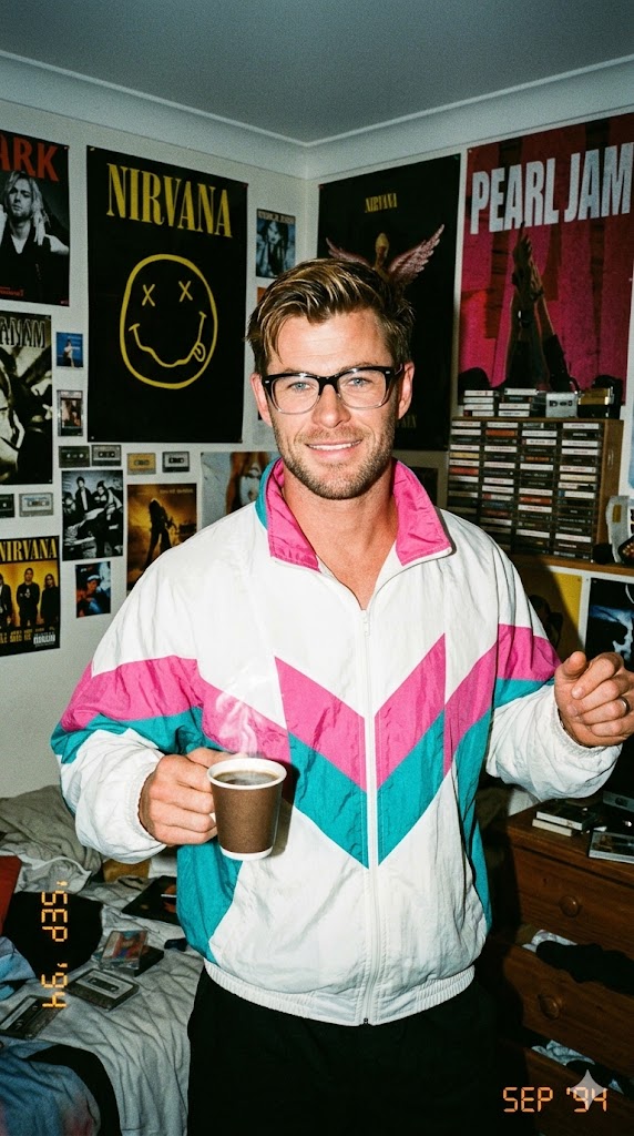 raw 35mm film candid retro windbreaker