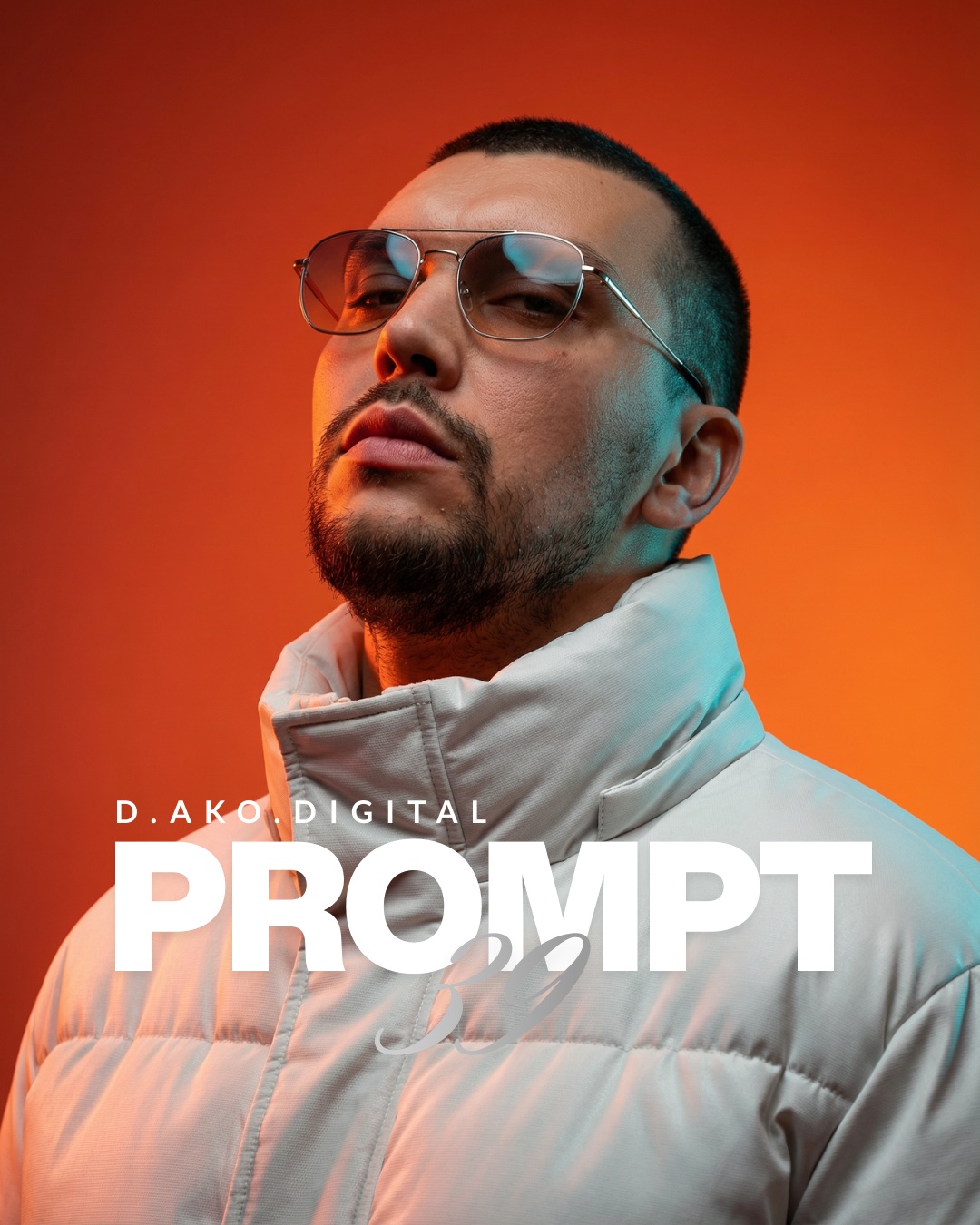 Dual-color lighting portrait reference 2