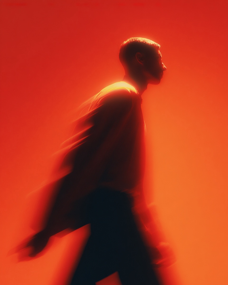 Motion blur silhouette reference 2