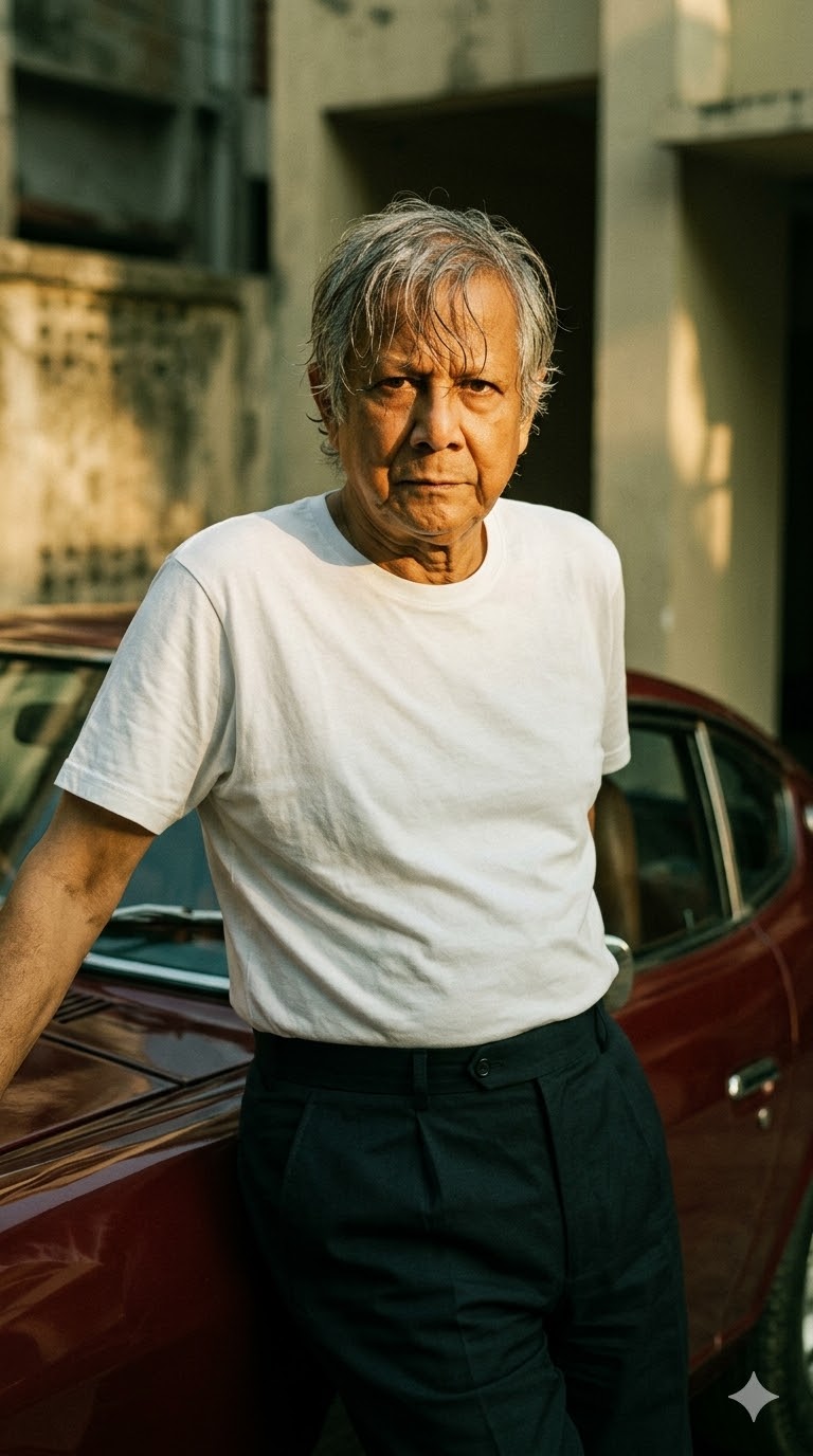 Vintage car fashion portrait reference 2