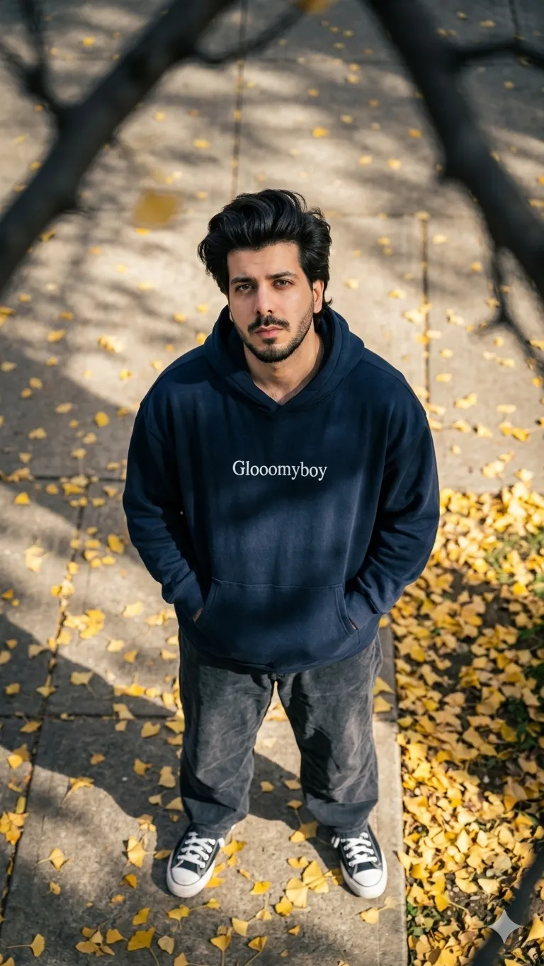 Autumn streetwear portrait reference 2