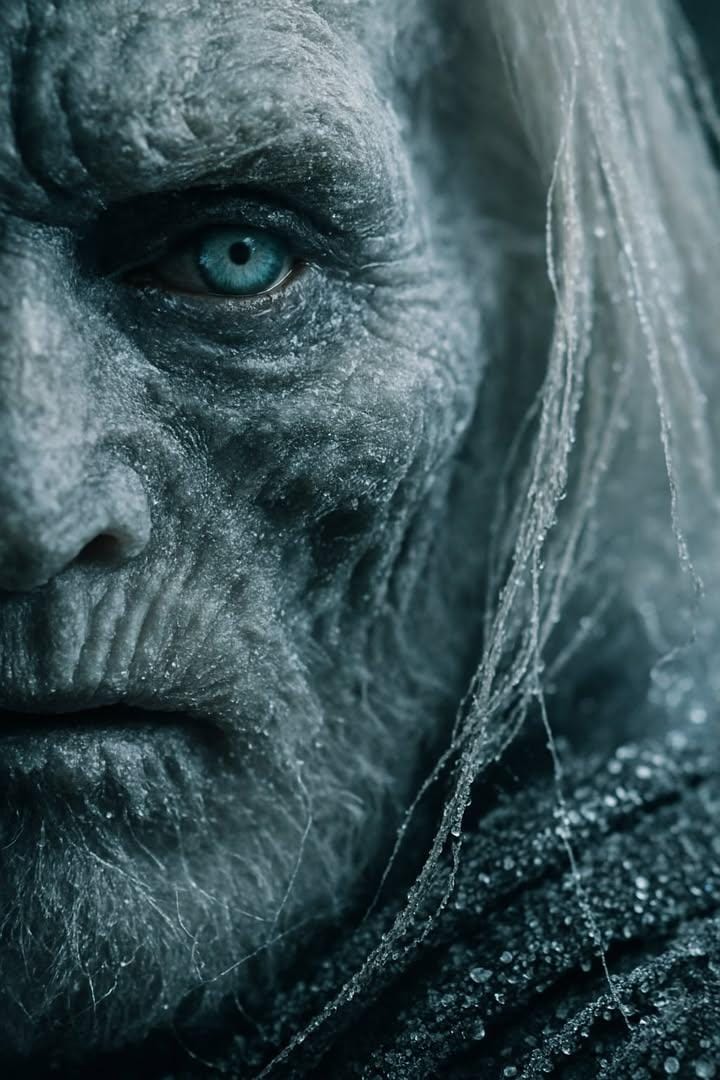 Macro cinematic study frosted textures