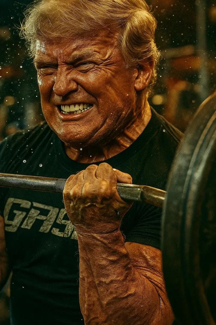 Barbell arm curl ultra slow motion